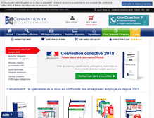 Tablet Screenshot of convention.fr